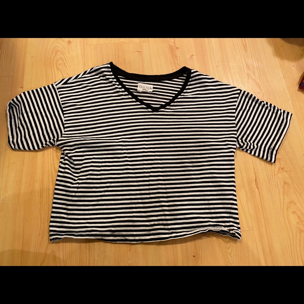 Black and white strip shirt